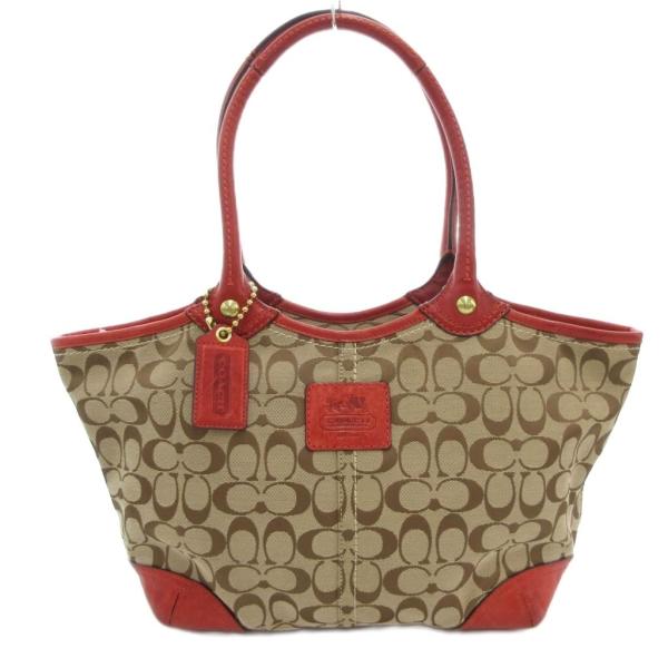 COACH（コーチ） トートバッグ シグネチャー ロゴ ベージュ /AE □GY18