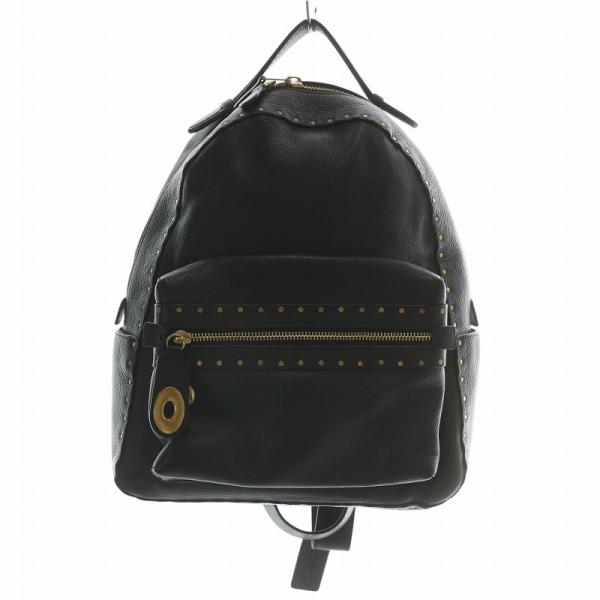 COACH コーチ レザー リュック ブラック 黒 ゴールド金具 バックパック 楽天市場】【バッグ】COACH コーチ リュックサック デイバッグ