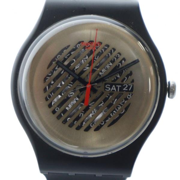 スウォッチ SWATCH 腕時計 ウォッチ クォーツ カレンダー付き ロゴ  