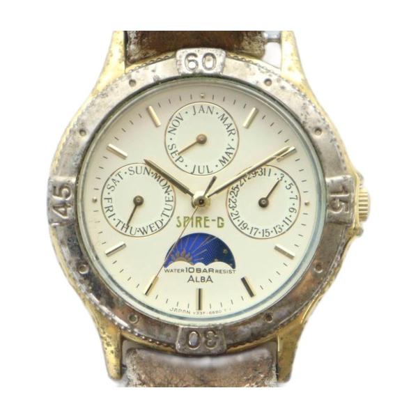 セイコー SEIKO ALBA SPIRE-G アルバ 腕時計 ウォッチ クォーツ ムーン