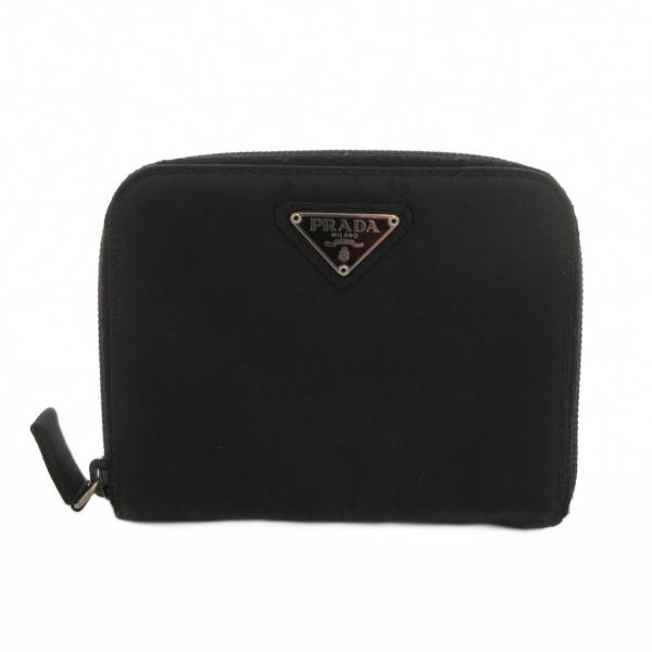 PRADA プラダ 二つ折り財布 コンパクトウォレット ラウンド