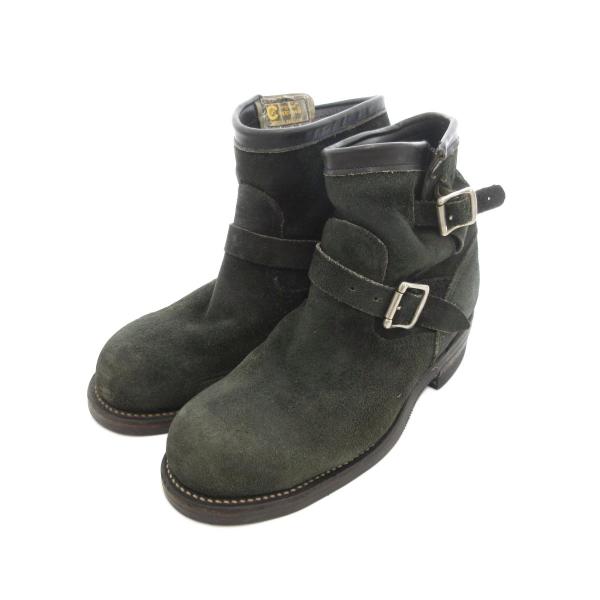 ソールカスタム チペワ ショート モックエンジニア ブーツ スエード 黒 2025年最新】チペワ ショートエンジニアの人気アイテム - メルカリ