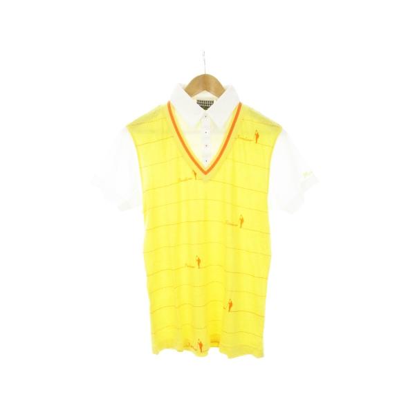 未使用品 ラッセルノ Russeluno ポロシャツ 半袖 フェイクレイヤード