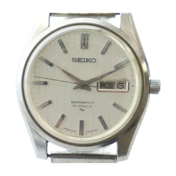 Seikomatic-P 5106-8010 セイコー マチック33石自動巻き セイコー マチックP 5106-8010 デイデイト プッシュリューズ 33石 自動