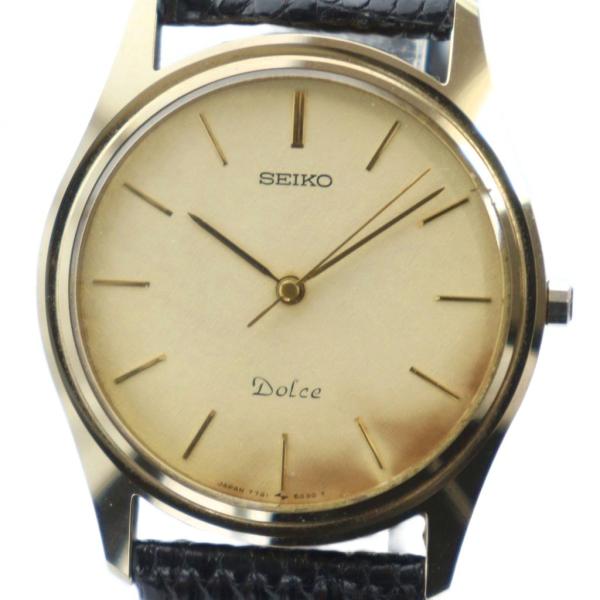 セイコー SEIKO Dolce ドルチェ 7741-6020 腕時計 ウォッチ クォーツ
