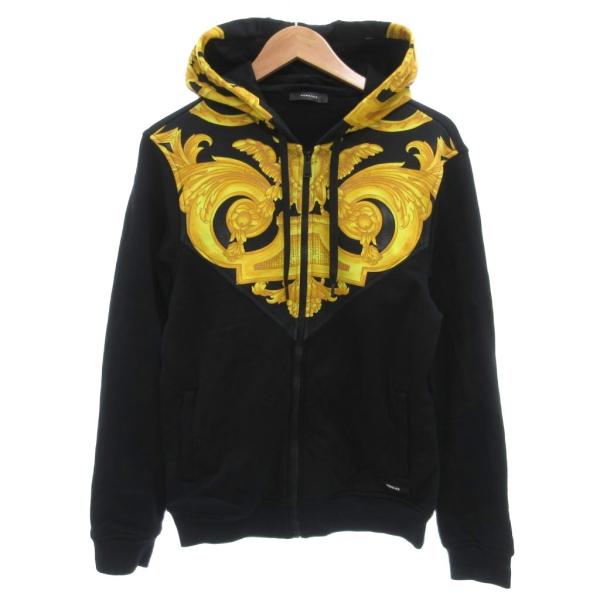 ヴェルサーチ ヴェルサーチェ VERSACE ジップアップパーカー ロゴ