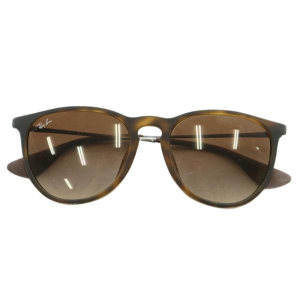 【中古】レイバン RAY BAN エリカ ERIKA 眼鏡 サングラス セルフレーム グラデーション ロゴ 54□18-145 茶色 RB4171F レイバン RAY BAN エリカ ERIKA 眼鏡 サングラス セルフレーム