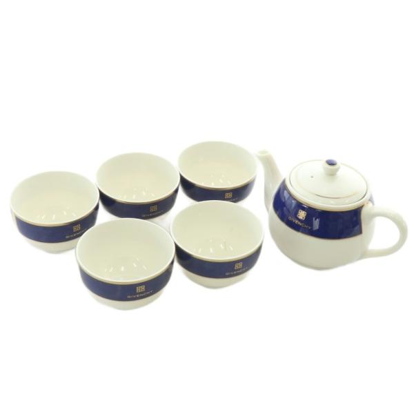 ジバンシィ GIVENCHY 茶器セット 急須 ティーポット カップ 湯呑み 5個