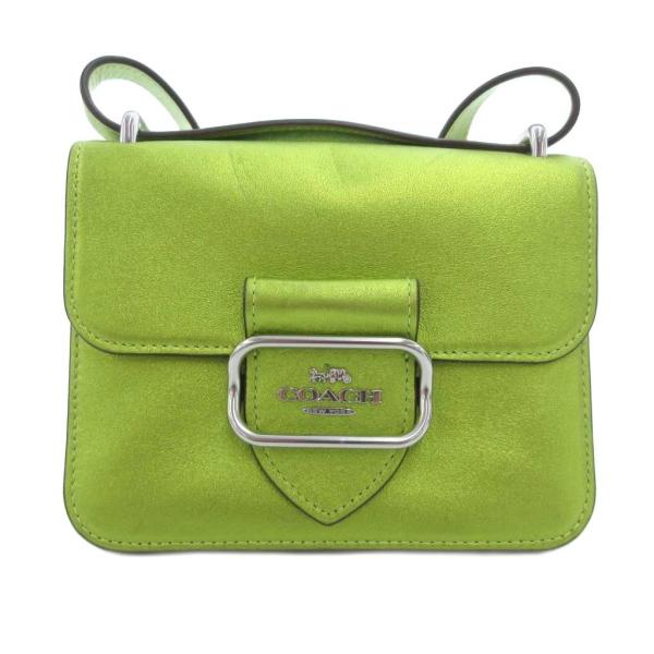 COACH（コーチ） ショルダーバッグ レザー 革 ロゴ 緑 グリーン CO923