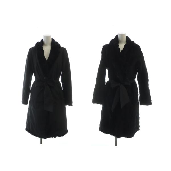 ストロベリーフィールズ STRAWBERRY-FIELDS 毛皮コート リバーシブル