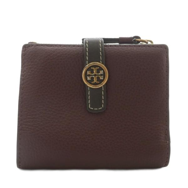TORY BURCH（トリーバーチ） 財布 二つ折り レザー ロゴ ゴールド金具