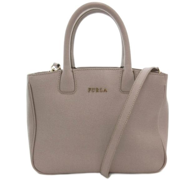 FURLA ハンド・ショルダーバッグ FURLA（フルラ） 美品 ハンドバッグ ショルダー 2way レザー 革 ロゴ