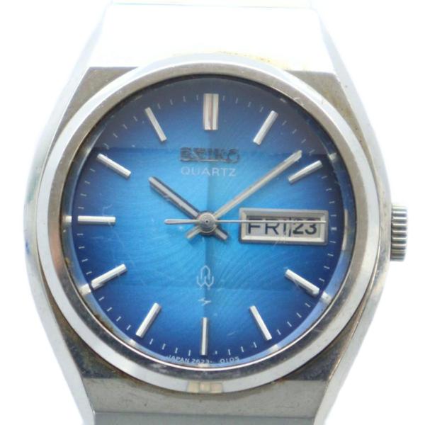 セイコー SEIKO ジャンク品 2623-0010 腕時計 ウォッチ クォーツ 青