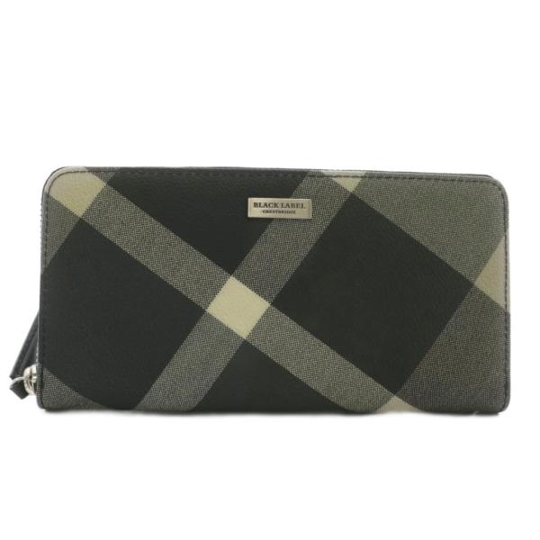 BLACK LABEL CRESTBRIDGE 長財布 チェック柄 ブラックレーベルクレストブリッジ BLACK LABEL CRESTBRIDGE 長財布