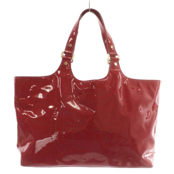 TORY BURCH トリーバーチ トートバッグ ハンド エナメル ロゴ