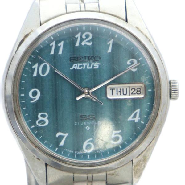 美品・稼働 SEIKO セイコー 6306-7010 アクタス 自動巻き 腕時計 セイコー SEIKO ACTUS アクタス SS 6306-7010 腕時計 ヴィンテージ