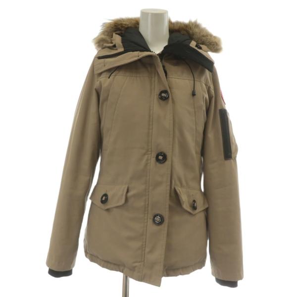 【中古】  モンテベロパーカー ダウンジャケット アウター ファー コヨーテ フード XS ベージュ 2530JL CANADA GOOSE モンテベロパーカー ダウンジャケット アウター ファー