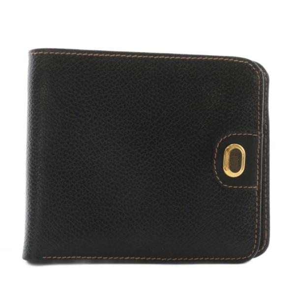 dunhill（ダンヒル） 財布 お札入れ 二つ折り レザー ロゴ 黒 ブラック
