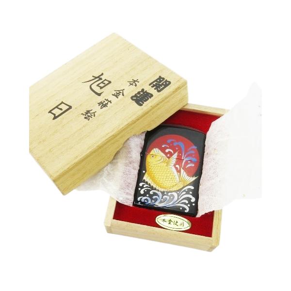 ジッポー ZIPPO 開運 本金蒔絵 旭日 ライター 喫煙具 オイル 鯛 桐箱入り 火花確認済 黒 ブラック /CK27 ■GY18 メンズ レディース【ブランド】ジッポー ZIPPO【表記サイズ】サイズ表記なし(実寸サイズをご覧ください)...