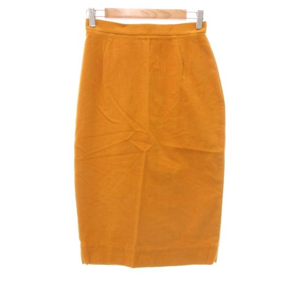 【中古】ヴィヴィアンウエストウッド アングロマニア ANGLOMANIA ペンシルスカート モールスキン ピーチスキン 40 Vivienne Westwood（ヴィヴィアンウエストウッド） アングロマニア