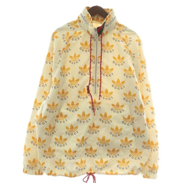 GUCCI（グッチ） × adidas トレフォイル プリント ジャケット