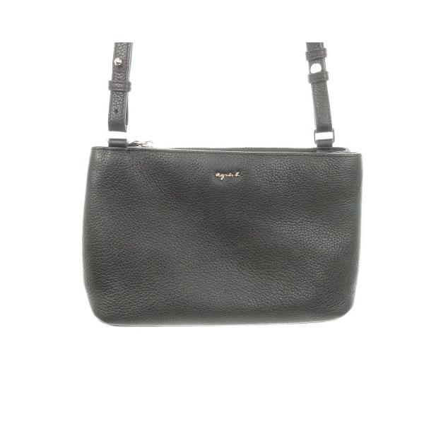 agnes b.（アニエスベー） ショルダーバッグ ポシェット レザー 牛革
