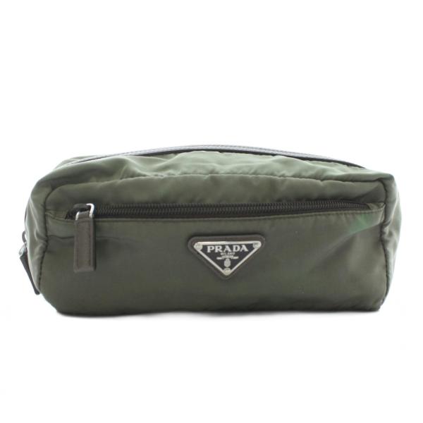 PRADA（プラダ） ポーチ 化粧ポーチ ナイロン トライアングルロゴ
