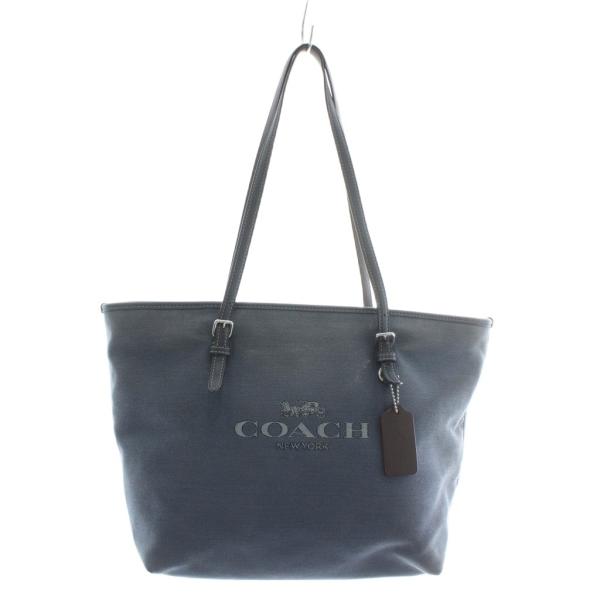COACH（コーチ） トートバッグ ワンショルダー デニム キャンバス