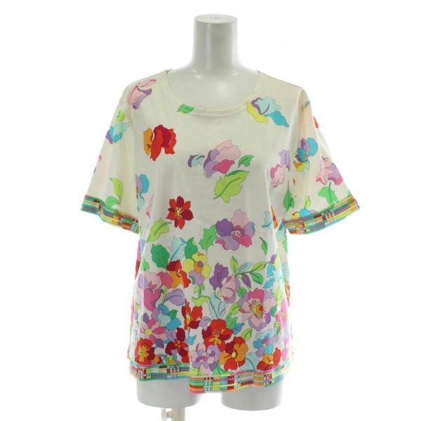 レオナールスポーツ LEONARD SPORT カットソー Tシャツ 半袖 絹 シルク