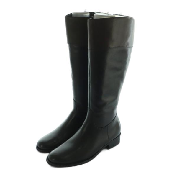 REGAL（リーガル） ロングブーツ ラウンドトゥ チャンキーヒール 24.5