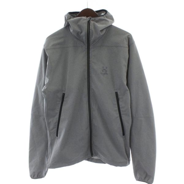 【中古】ホグロフス HAGLOFS ボアフード BOA HOOD MEN ジップアップパーカー 長袖 M グレー 灰色 603507 /PP ■GY18 ホグロフス HAGLOFS ボアフード BOA HOOD MEN ジップアップパーカー