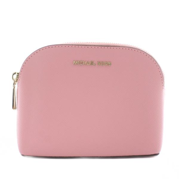 マイケルコース MICHAEL KORS ポーチ 化粧ポーチ レザー ロゴ ゴールド