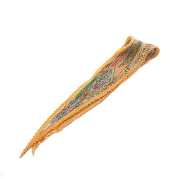 【中古】エルメス HERMES カレ プリセ AXIS MUNDI 世界の中心軸 スカーフ ストール ロゴ 絹 シルク 総柄 オレンジ HERMES（エルメス） カレ プリセ AXIS MUNDI 世界の中心軸 スカーフ