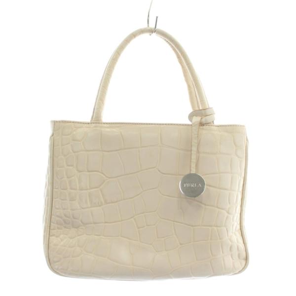 FURLA（フルラ） ハンドバッグ ショルダー 2WAY レザー クロコ型押し