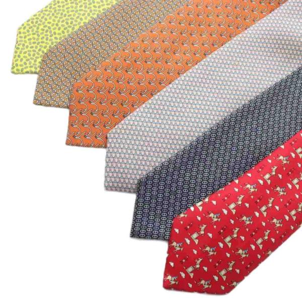 HERMES（エルメス） ネクタイ 6点セット 絹 シルク レギュラータイ 総