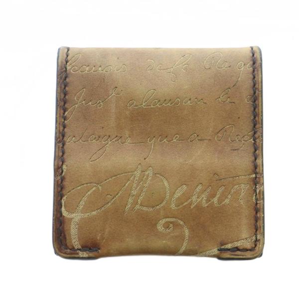 ベルルッティ Berluti 小銭入れ コインケース レザー 総柄 ロゴ 茶