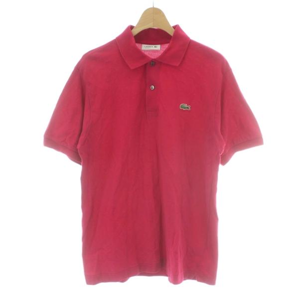 LACOSTE（ラコステ） ポロシャツ 半袖 4 ピンク カットソー ワニ ロゴ
