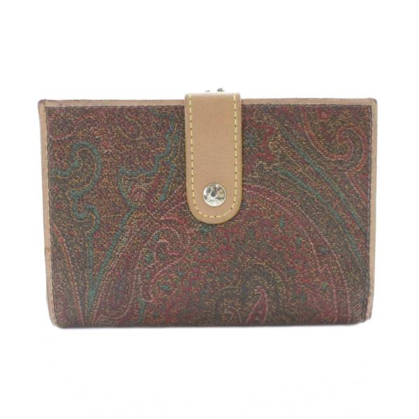 ETRO（エトロ） 二つ折り財布 小銭入れあり マルチカラー ペイズリー柄