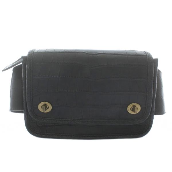 コーチcoach ボディバッグ　黒 COACH ショルダーバッグ ボディバッグ ブラック シグネチャー 【公式通販】