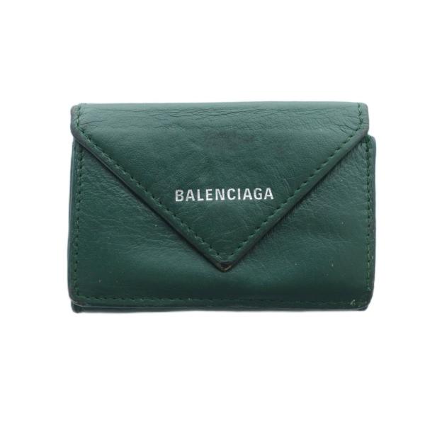 BALENCIAGA（バレンシアガ） 三つ折り財布 ウォレット ミニ ロゴ