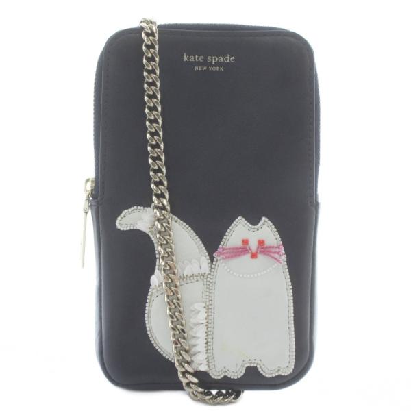 ケイトスペードニューヨーク　ネコ　猫　ウォレットバッグ　ショルダーポーチ kate spade NEW YORK（ケイト・スペード ニューヨーク） ケイト