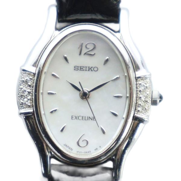 セイコー SEIKO 1F21-5F50 エクセリーヌ 腕時計 ウォッチ クォーツ