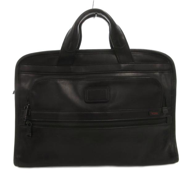 TUMI（トゥミ） ブリーフケース ビジネスバッグ レザー ロゴ 黒