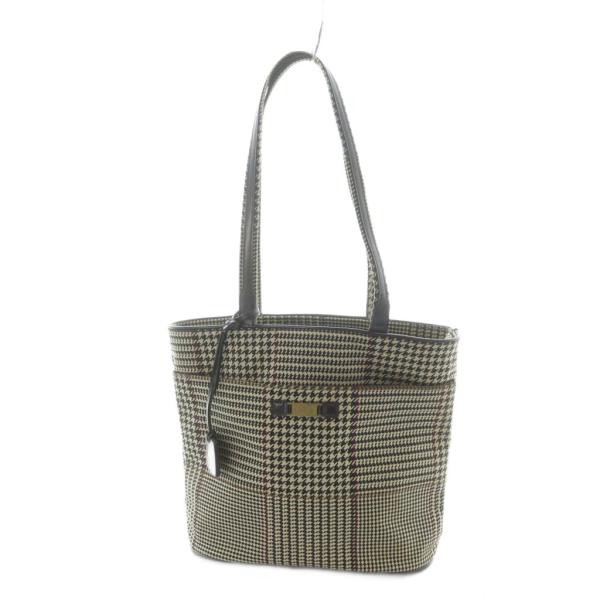 美品 Ralph Lauren トートバッグ 中型 ハウンドトゥースパターン 美品 Ralph Lauren トートバッグ 中型 ハウンドトゥースパターン 美品