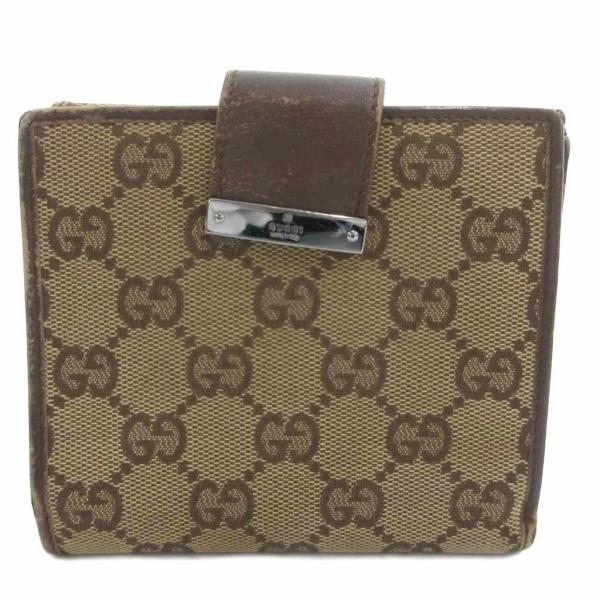 GUCCI（グッチ） GUCCI GGキャンバス 二つ折り財布 コンパクト