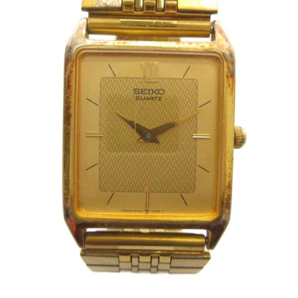 セイコー SEIKO 5Y00-5000 腕時計 クォーツ ゴールドカラー 金色 セイコー SEIKO 5Y00-5000 腕時計 ウォッチ クォーツ ゴールドカラー