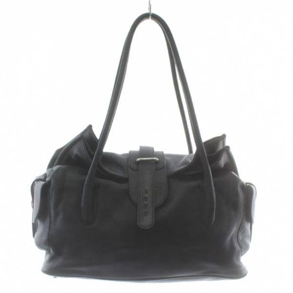 FURLA（フルラ） ハンドバッグ トート レザー ロゴ 黒 ブラック /XZ