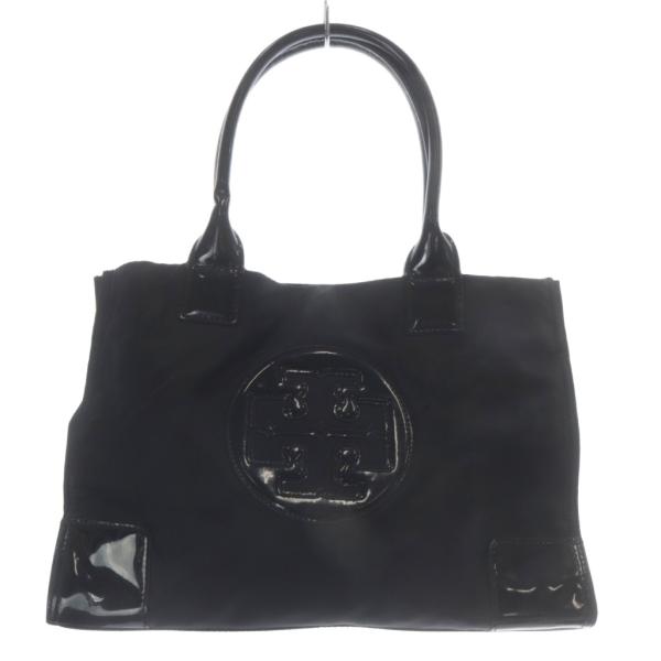 美品 TORY BURCH トリーバーチ エラ ナイロン エナメル トートバッグ TORY BURCH（トリーバーチ） エラ トートバッグ ダブルT ナイロン