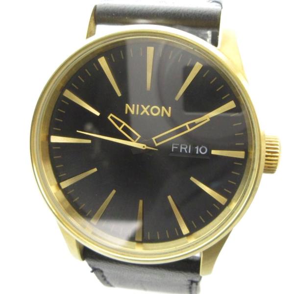 ニクソン NIXON THE SENTRY 腕時計 ウォッチ クォーツ レザーベルト