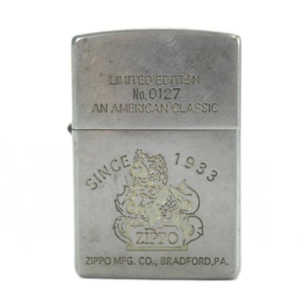 ジッポー ZIPPO C XIV LIMITED EDITION AN AMERICAN CLASSIC オイルライター 喫煙具 タバコ 小物 火花確認済み シルバー色 ■GY18 /MQ